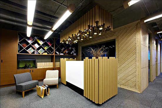 Recepetion area at Dks Coatings office 